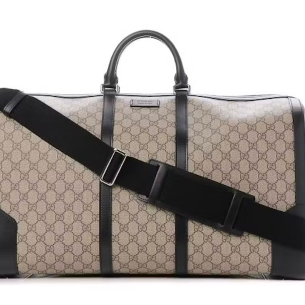 Gucci Monogram Canvas Duffle Bag